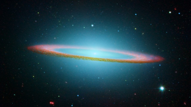 Spitzer and Hubble View of the Sombrero Galaxy
