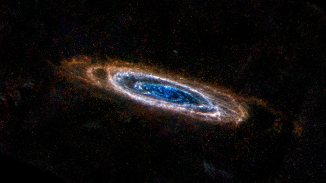 Andromède ESA NASA SPIRE Herschel
