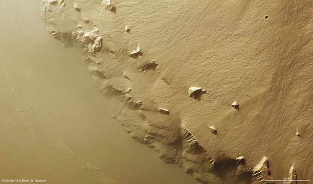 Mont-olympus-flanc sud est-Mars express