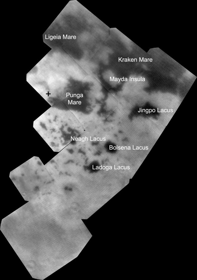 Lac-pole-nord-Titan-infrarouge