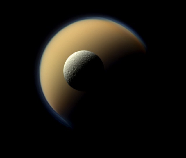 Cassini-Titan-Rhea