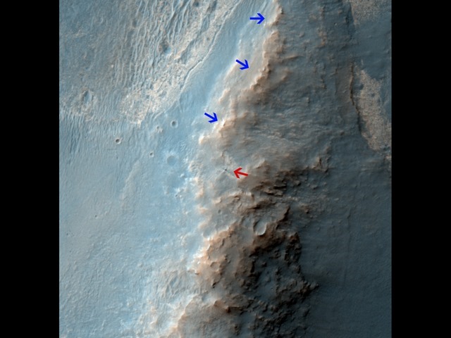 HiRISE-Opportunity-Mars-annotée-2014