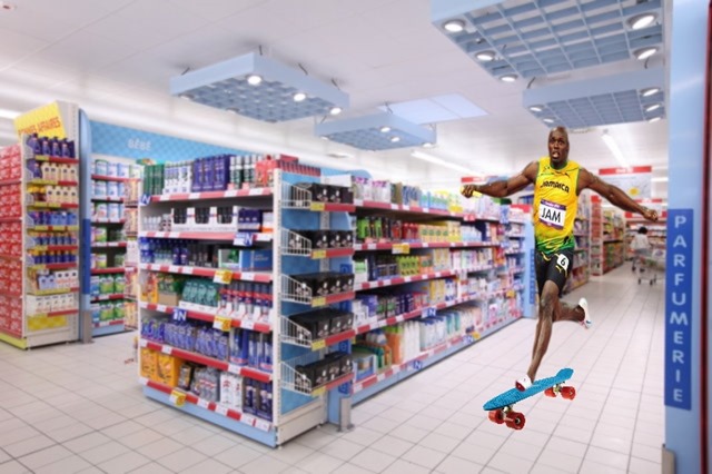 Usain Bolt-Skate-carouf
