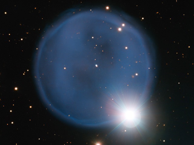 The planetary nebula Abell 33 captured using ESO's Very Large Telescope