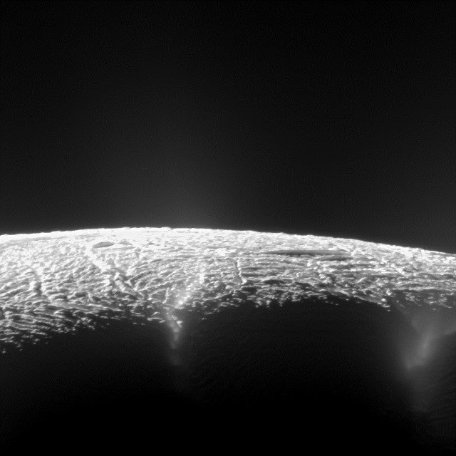 Encelade-geysers