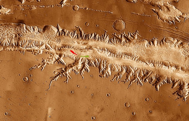 Valles Marineris-THEMIS - Ius Chasma-jarosite