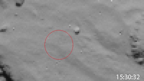Philae_1 atterrissage_Rosetta-NavCam
