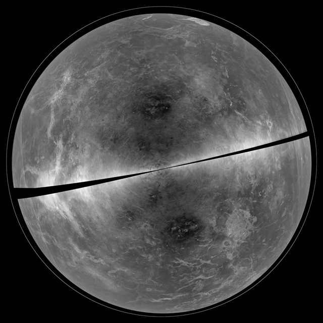 Radar-Venus-surface