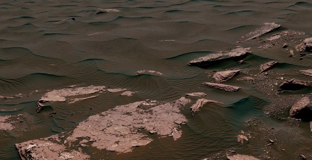 Mars dune Curiosity