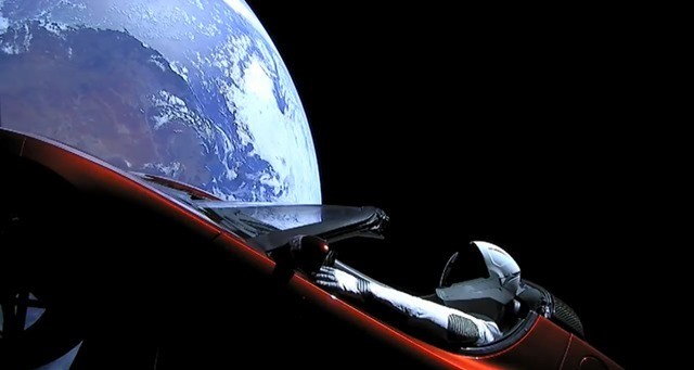 Space X-Elon Musk Tesla MARS2