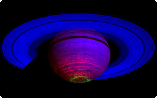 Découverte des aurores de Saturne.