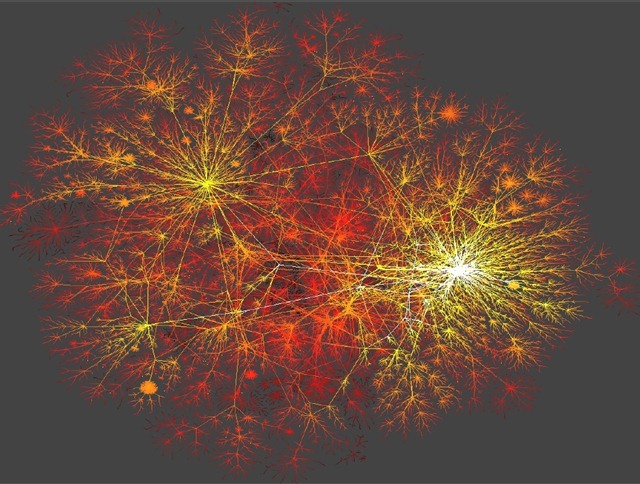 Développement-réseaux-univers-cerveau-internet