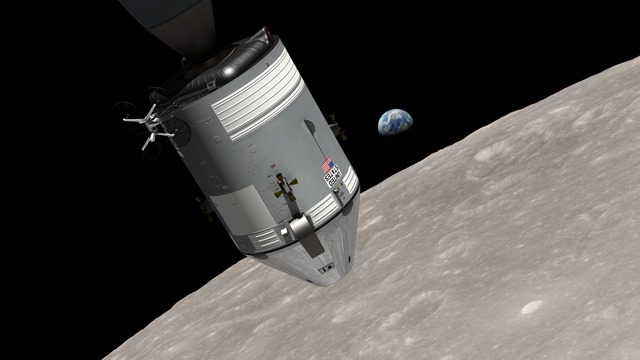 Simulation-Apollo8-earthrise