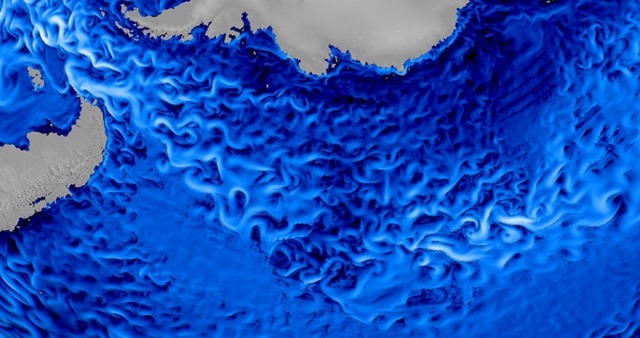 courants océaniques - antarctique zoom