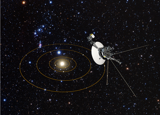 Voyager trajectoire Hubble1