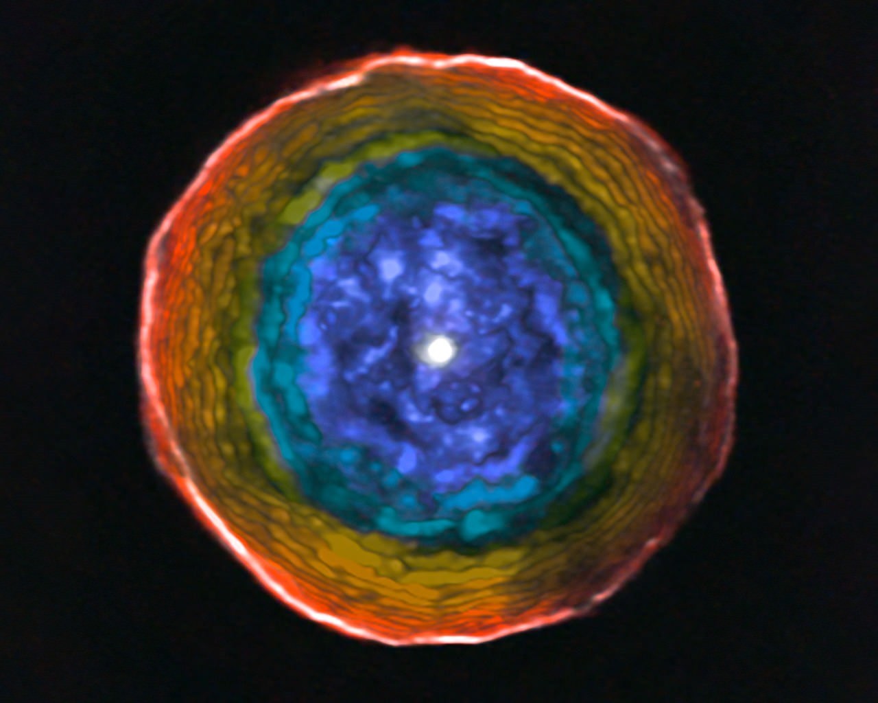 ALMA view of the motions of material in the shell around U Antliae