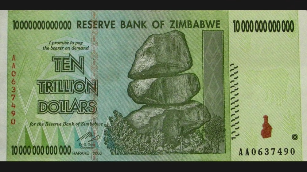 Dollars Zimbabween