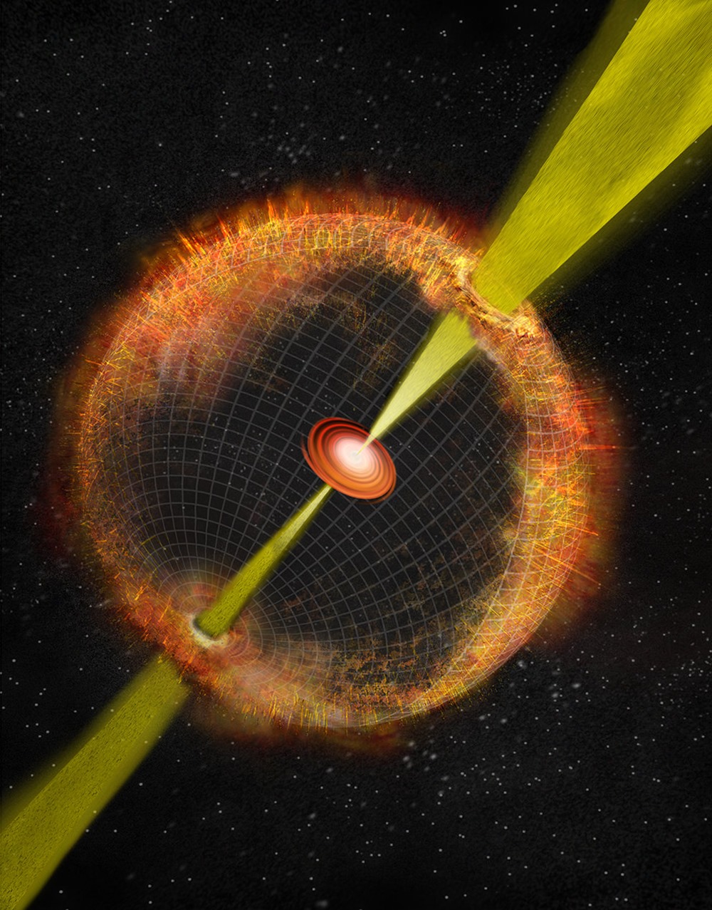 Strange Supernova is'Missing Link' in Gamma-Ray Burst Connection
