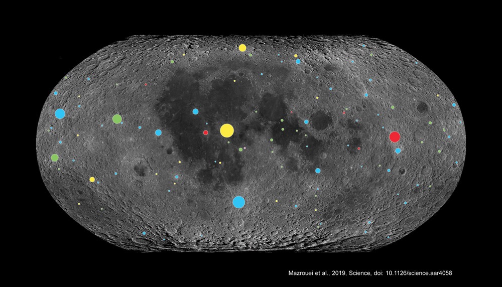 Crateres Lune 3 LRO 19