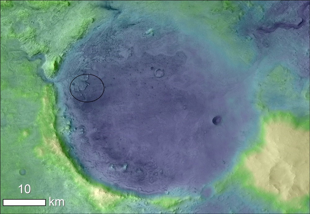 cratère Jezero Mars 2020 1 19