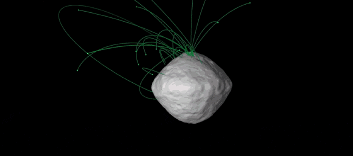 Bennu ejection particules 1 20