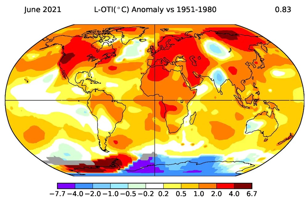 Anomalies températures mondiales 1 21
