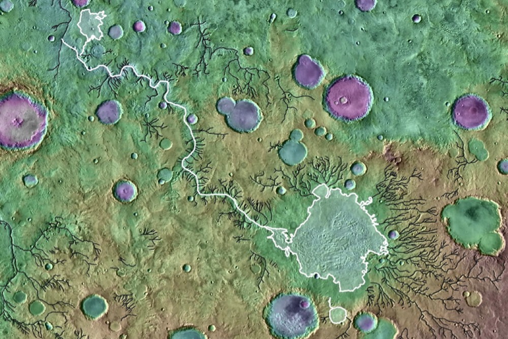 Mars cratère innondation 1 21