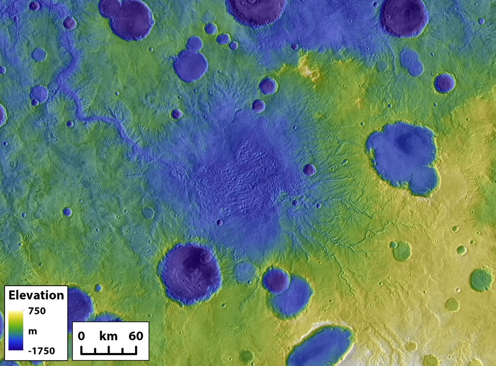 Mars cratère innondation 2 21