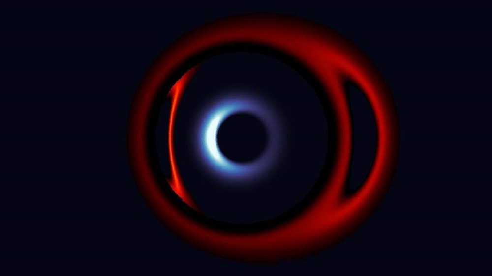 Ombre trou noir binaire lentille grav 2 22
