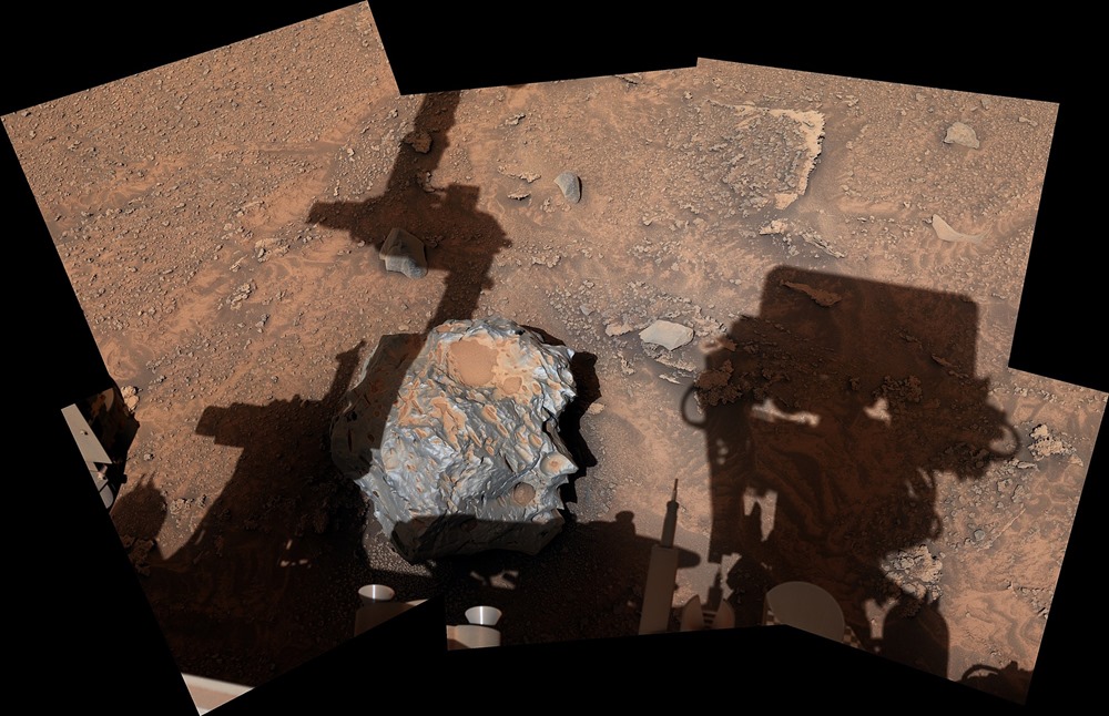 Météorite metallique Curiosity Mars 1 23