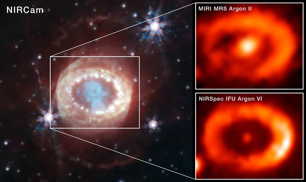 Supernova 1987a (NIRCam Image)